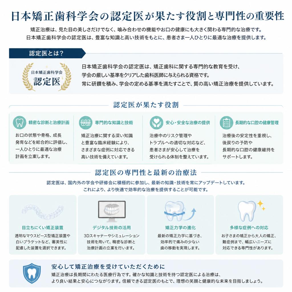 認定医の役割と重要性
